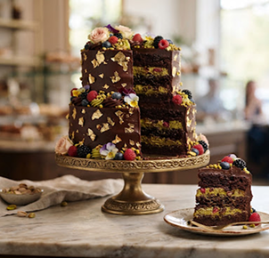 Pistachio Celebration Cake