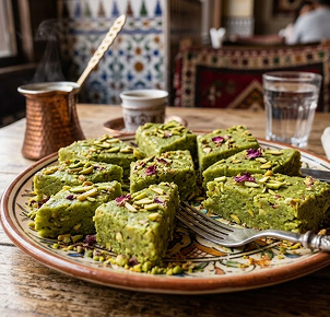 Pistachio Khoya Barfi